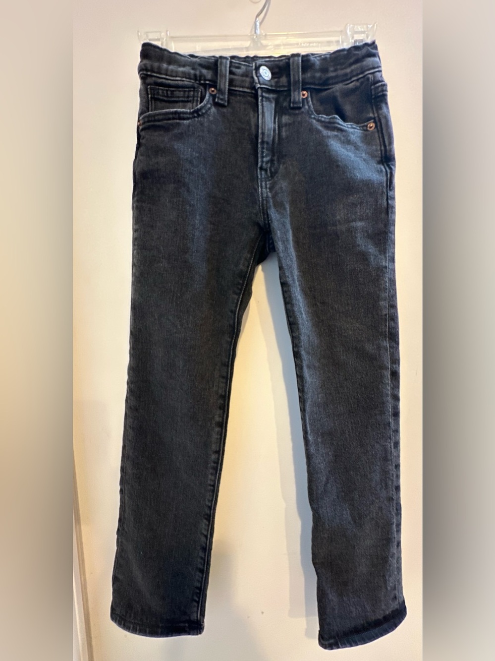 Old Navy Boy’s Dark Gray Straight Jeans